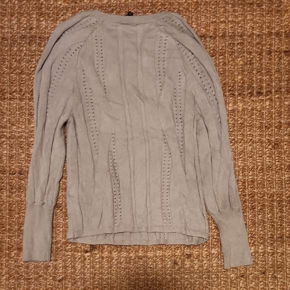 Express Gray Cable Knit Sweater - Picture 7 of 7